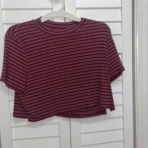 Wild Fable | Striped Crop Top